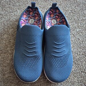 REVITALIGN Orthotic Memory Foam Knit Mules - Stella Size 8.5 Purple